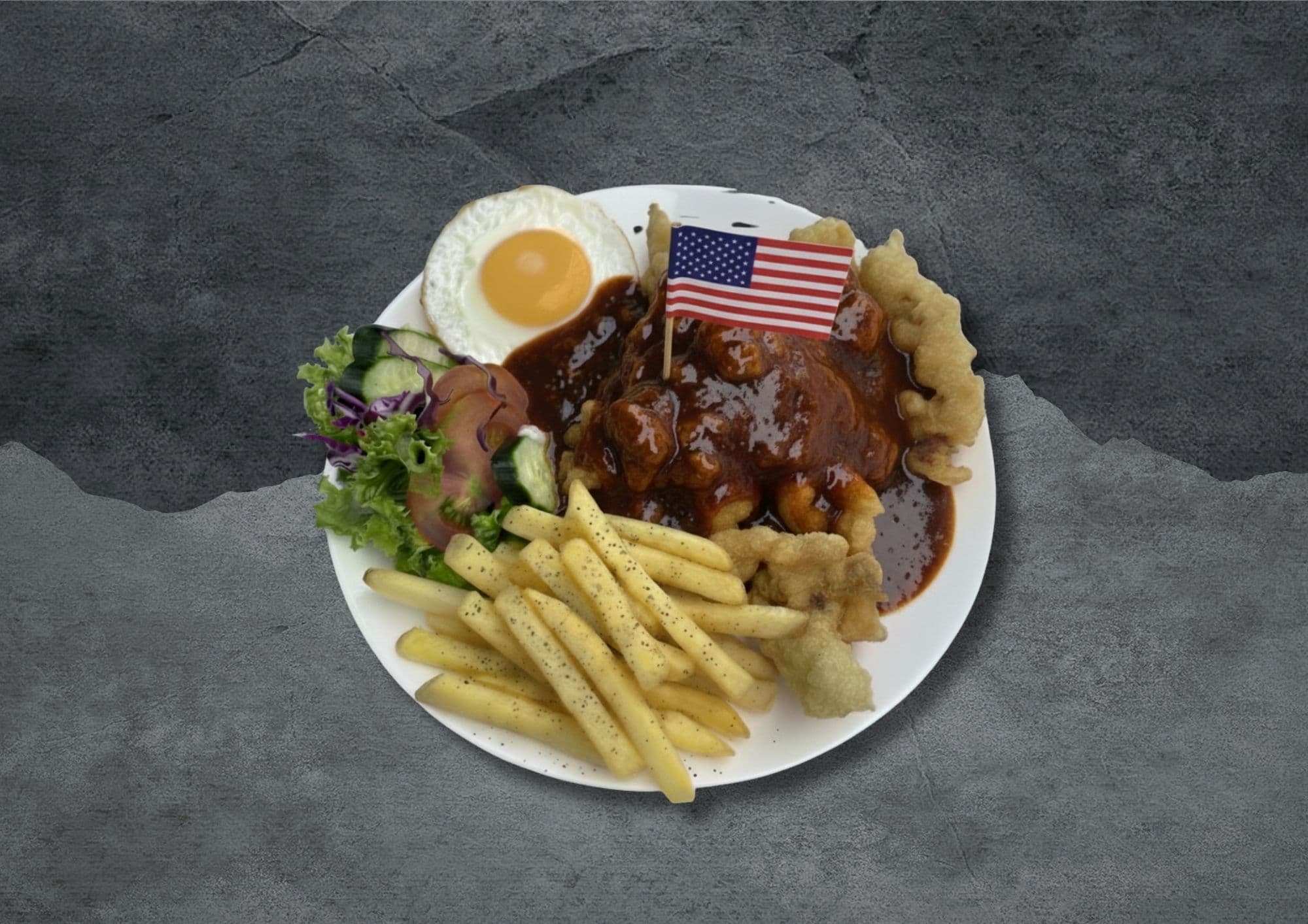 BBQ Hickory Sauce (American Style) Chicken Chop